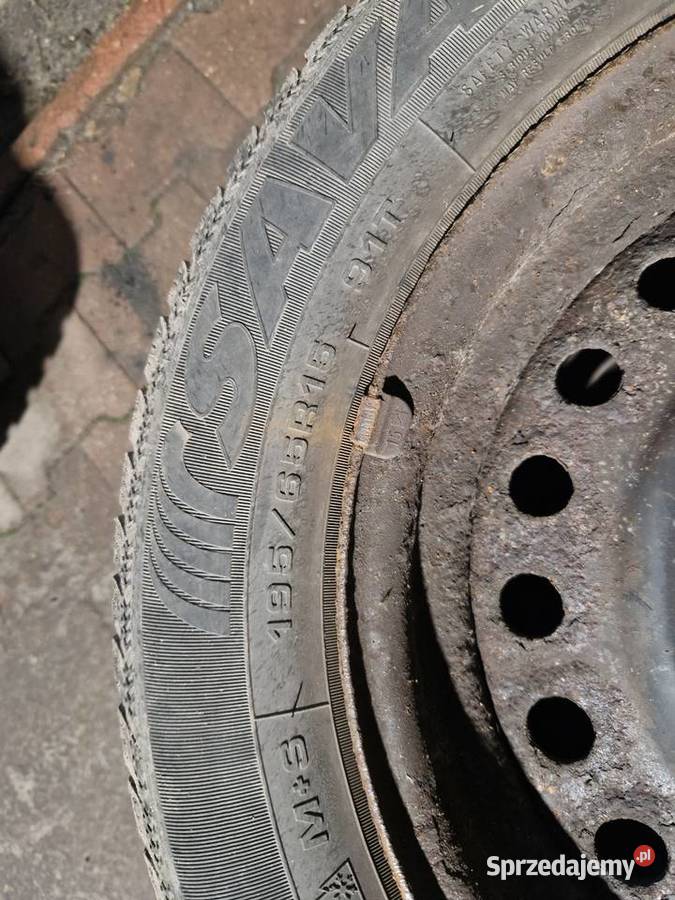 Koła komplet 4 felg stalowych z oponami 1956515 Ciechocinek