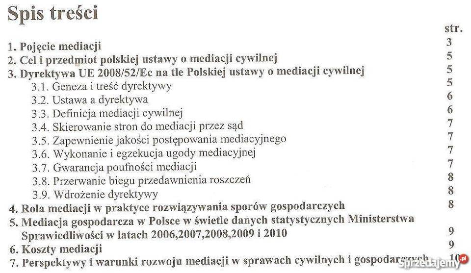 MEDIACJA W SPRAWACH GOSPODARCZYCH PORADNIK Rok wydania 2011 łódzkie Łódź