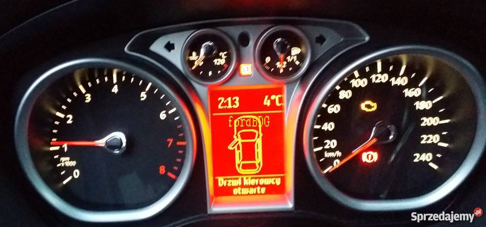 Zegary licznik benzyna duzy LCD Ford Focus Mk2 Bydgoszcz