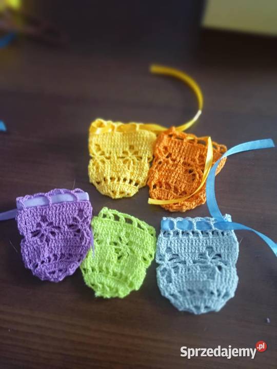 Koszulki na jajka szydełkowe Bolesławiec