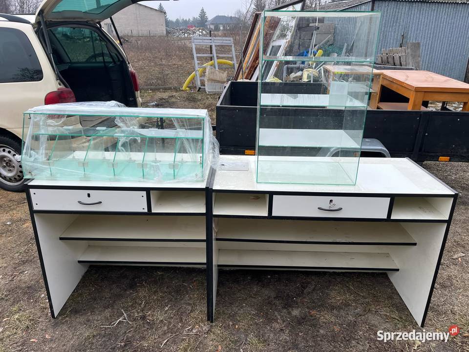 Regał szklany Lady sklepowe lubelskie Stary Brus