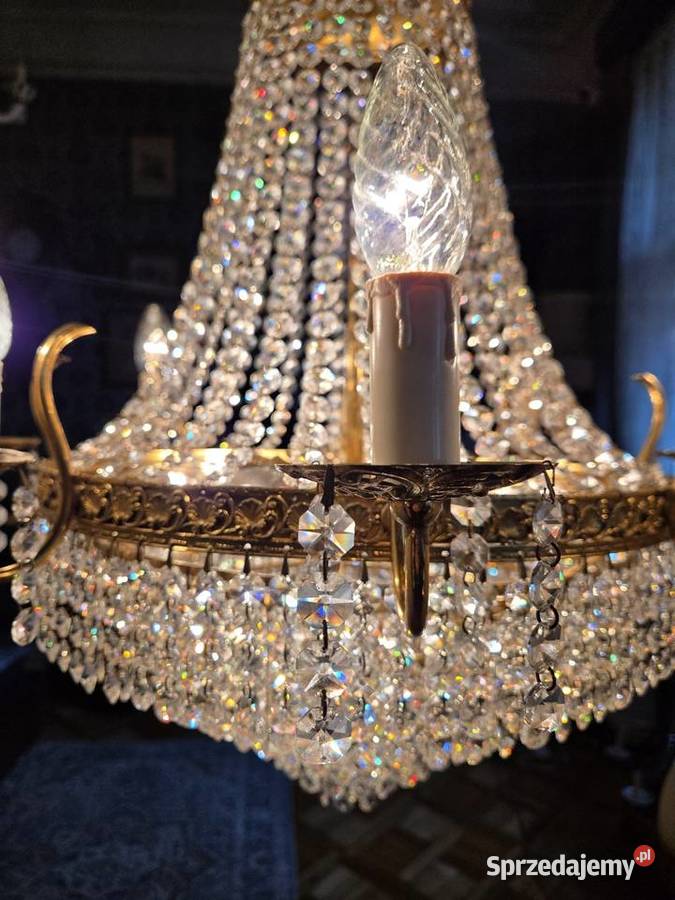 Pałacowy Kryształowy Żyrandol Kalisz Pozostałe sprzedam