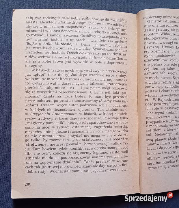 Stanisław Lem Bajki robotów KAW 1983 r Wydanie wielkopolskie Koźminek