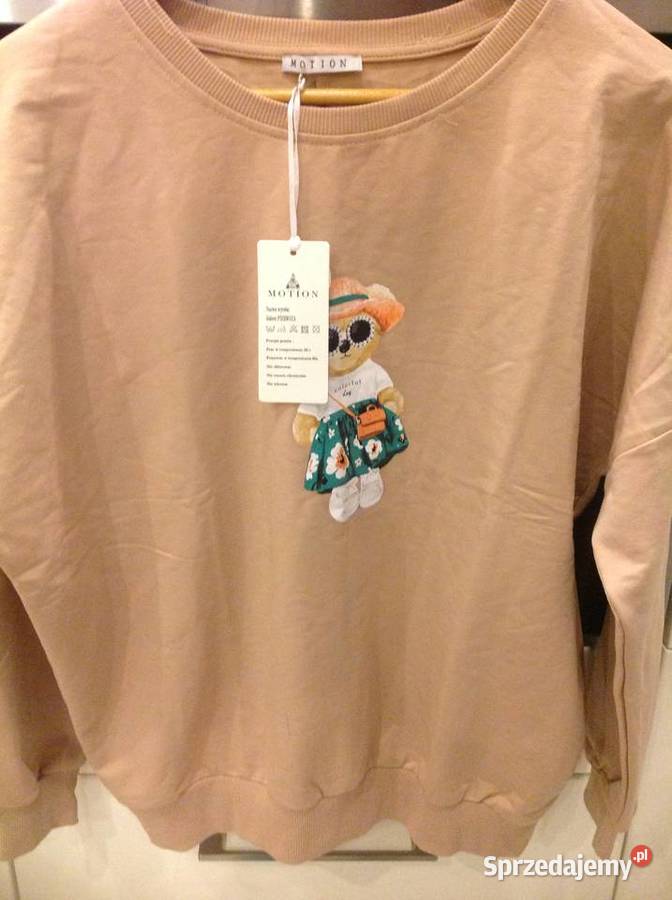 Bluza Damska MOTION ML z Misiem Aplikacja NOWA lubuskie Nowa Sól