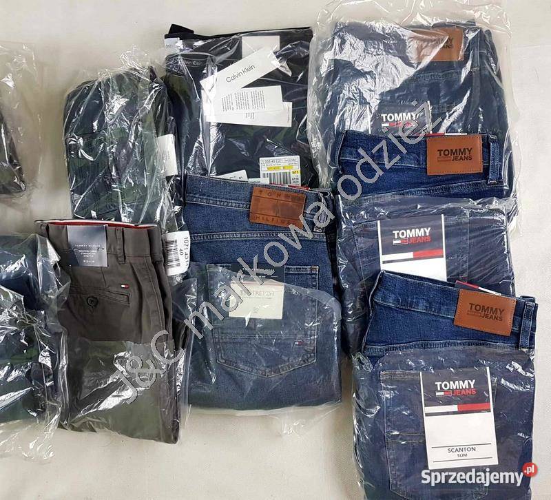 Hurt Markowe jeansy Levis Tommy Hilfiger Calvin Odzież codzienna
