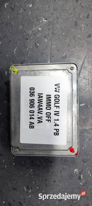 Sterownik silnika VW Golf 4 14 PB IMMO OFF osobowe Włocławek sprzedam