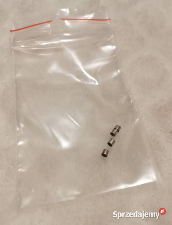 Dystanse rurki przekładki 2x2mm srebrne 4 sprzedam