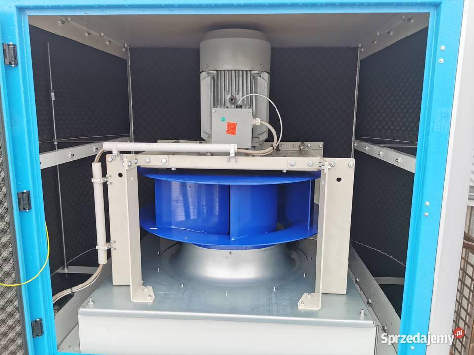 Odciąg dymu z hali wieża wentylacyjna Zdziechowice