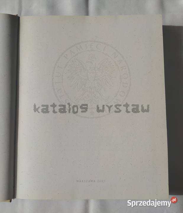 Katalog wystaw 2007 IPN katalog Hajnówka sprzedam