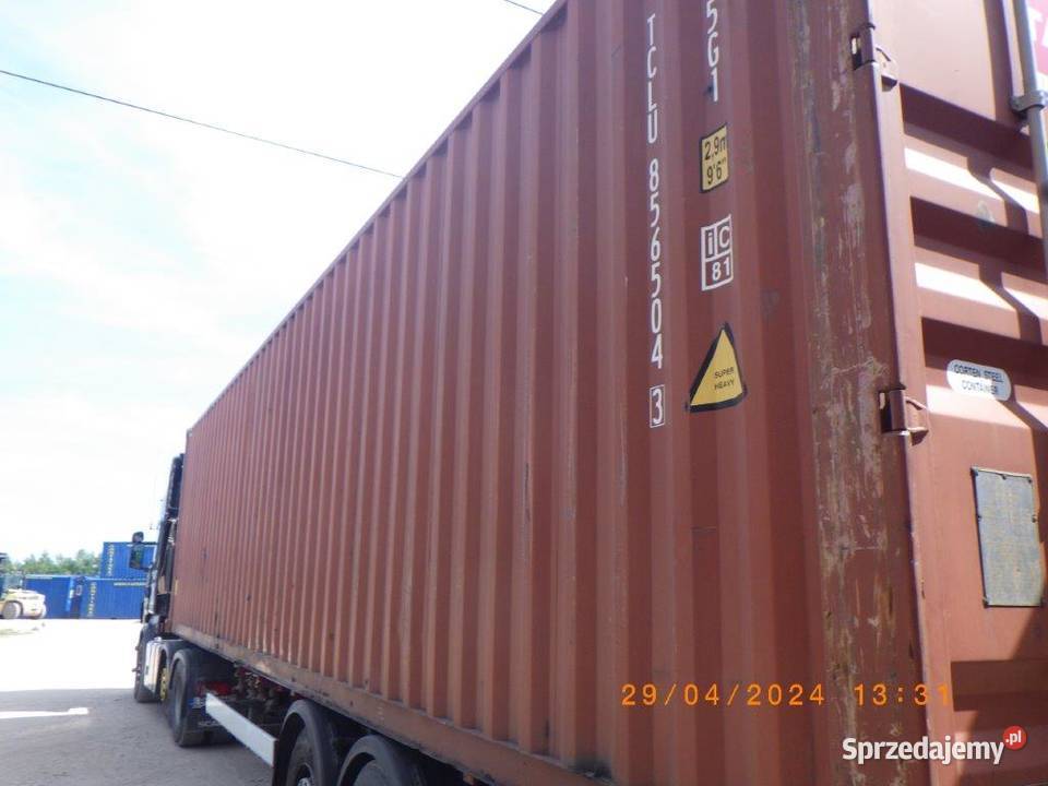 Kontenery magazynowe morskie budowlane 40 HC CW