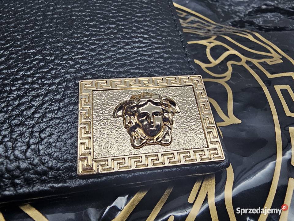 Portfel versace skóra naturalna wielkopolskie Poznań