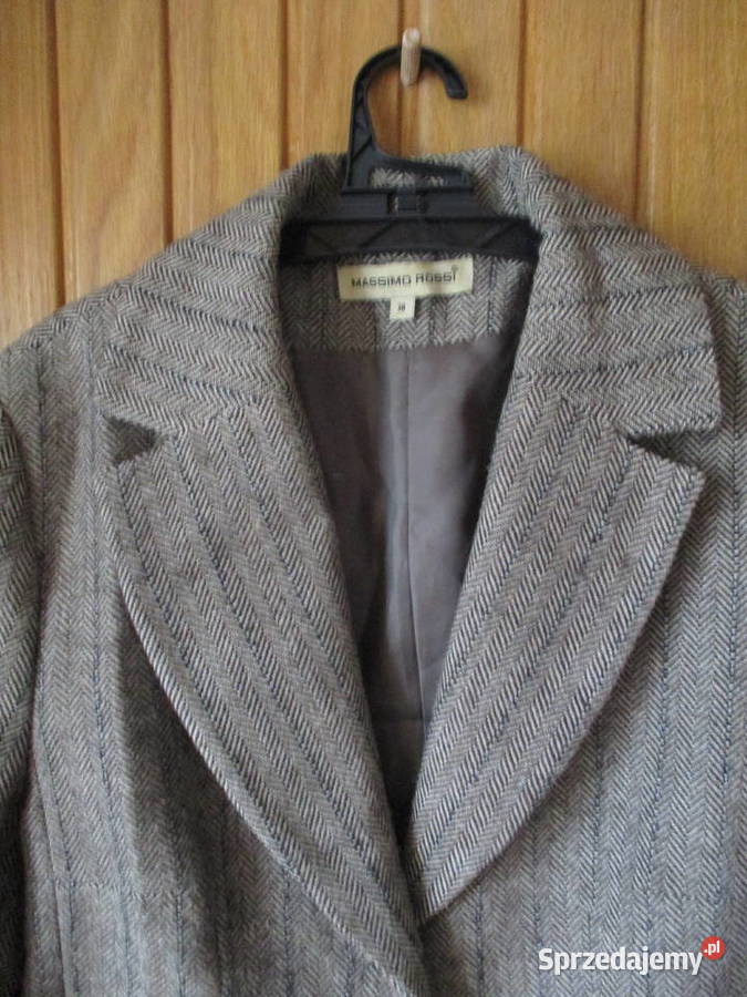Żakiet damski żakiet marynarka 38 jodełka Rossi Łódź