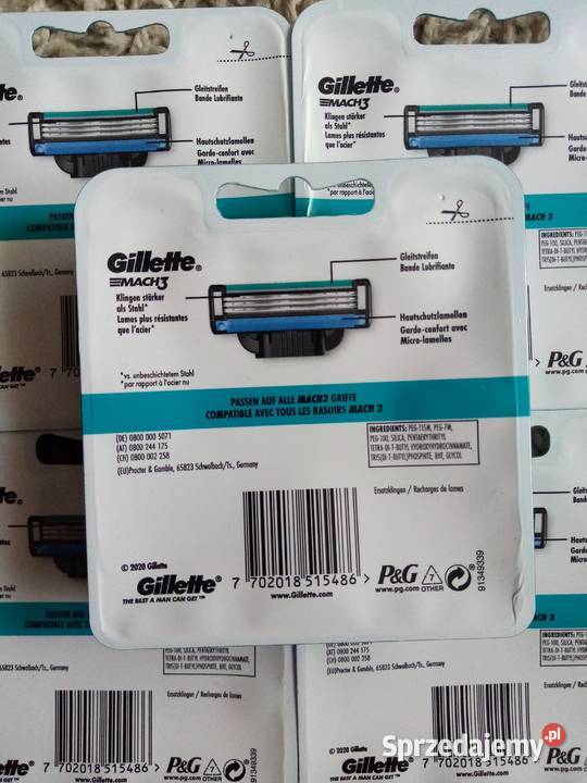 Gillette Mach3 Start Turbo nożyki ostrza 6 Poznań