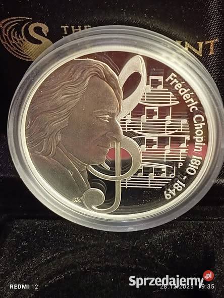 5000 DOLLAR 2010 WIELCY KOMPOZYTORZY CHOPIN 1 oz Warszawa