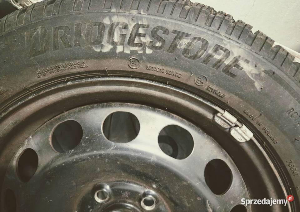 Opony z felgą zimowe Bridgestone Poznań