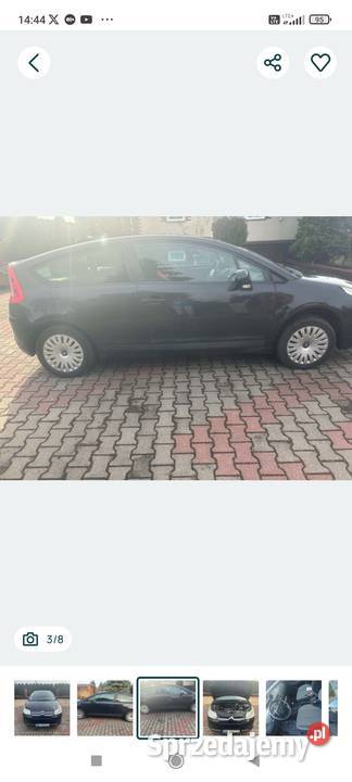 Citroen C4 coupe 14 LPG klimasprawna opłaty Radzyń Podlaski