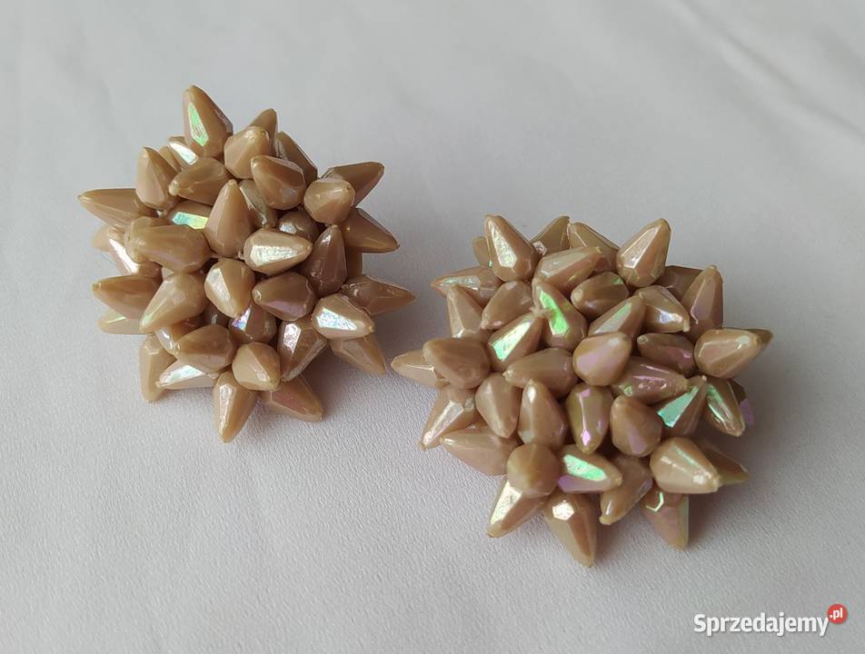 Kolczyki KLIPSY stożki Hajnówka