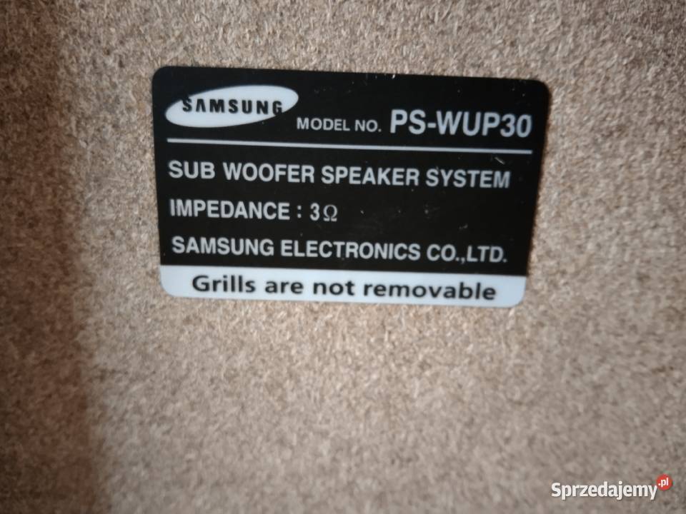 Subwoofer SAMSUNG WUP30 Świdnica