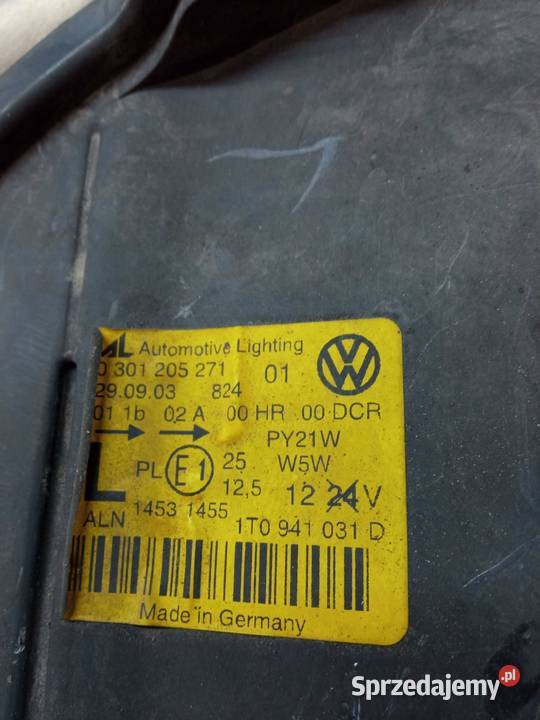 LAMPA PRZÓD LEWA XENON EUROPA 0301205271 VW świętokrzyskie
