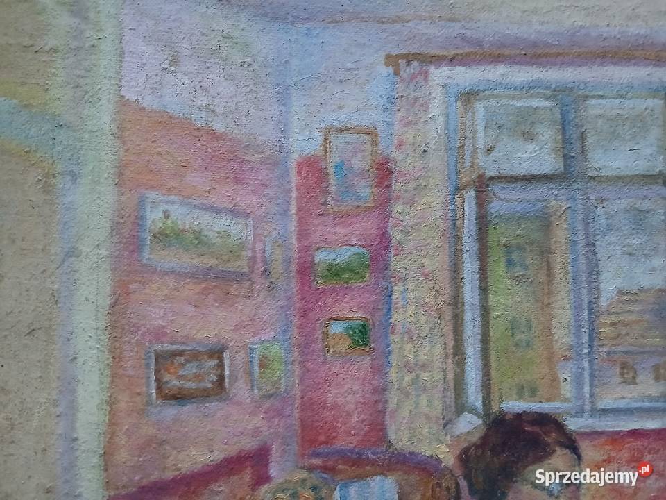 Obraz portret ZPAP Wiesław Nieckowski mieszkanie Warszawa