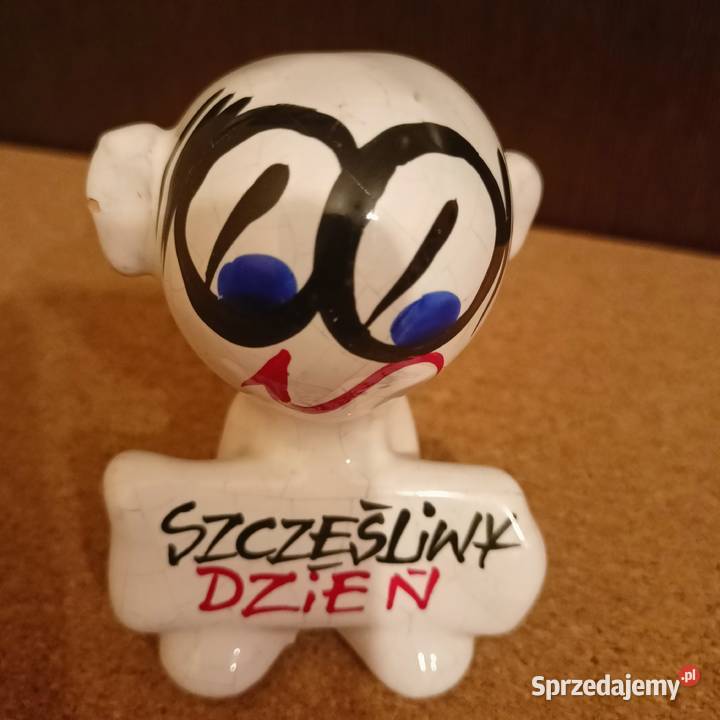 Figurka szklana Szczęśliwy dzień biały podkarpackie Strzyżów