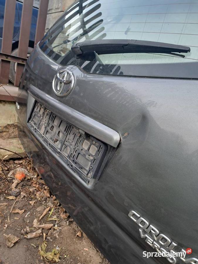 Toyota corolla verso II klapa tył Europa Tarnów