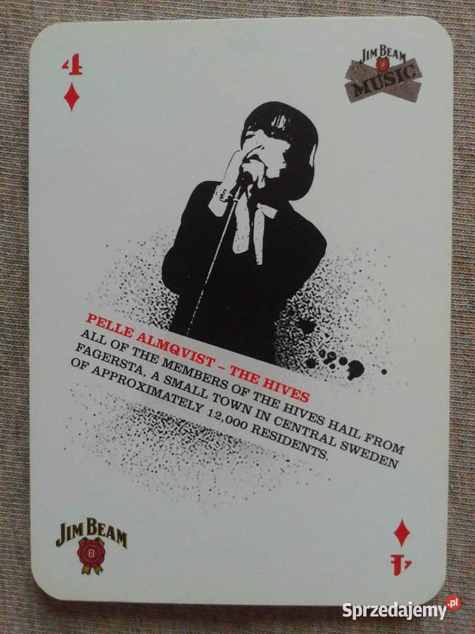 Muzyczna talia kart INDIE ROCK