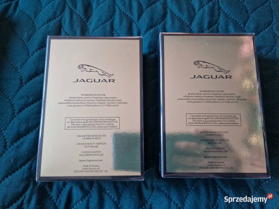 NOWE Perfumy Jaguar Classic GOLD woda toaletowa Kosmetyki i perfumy Wrocław