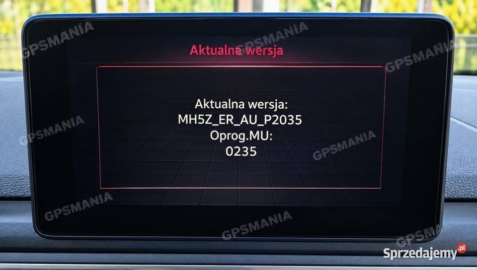 Audi MHS2 mapy Europy 2027 aktualizacja Nowość Aleksandrów Łódzki