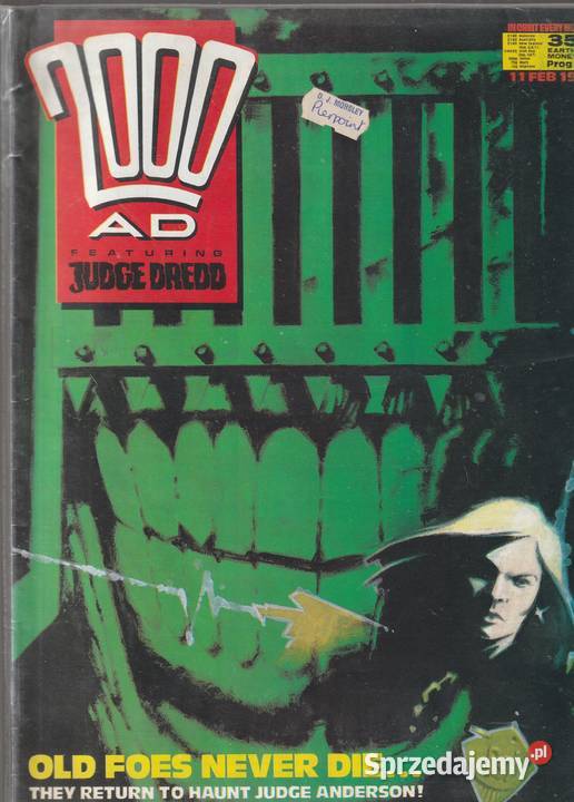 2000 AD 613 21989 angielski Komiksy sprzedam