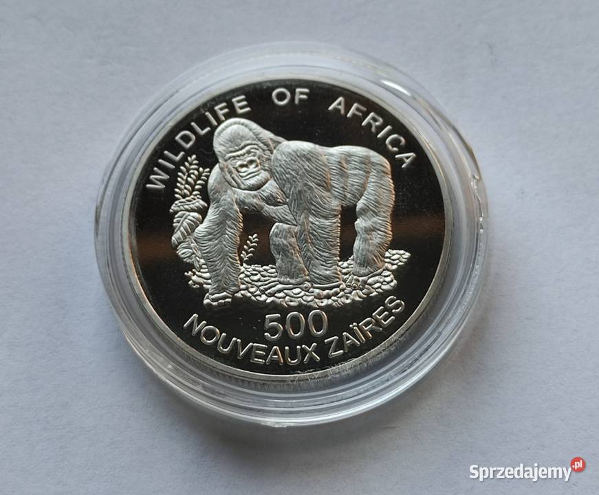 Moneta REPUBLIKA DU ZAIRE 500 ZAIRES 1996 Goryl Pruszków
