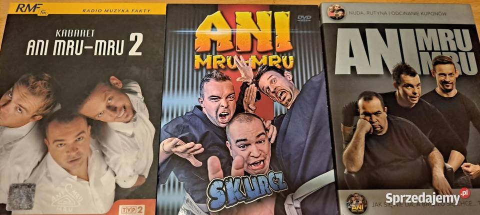 ANI MRU MRU kabaret DVD pakiet 3 sztuk Kraków
