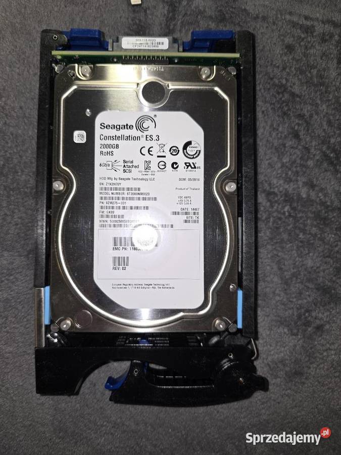 Sprzedam nowy dysk SEAGATE 2TB 72K 128MB SAS2 35 Gdańsk sprzedam