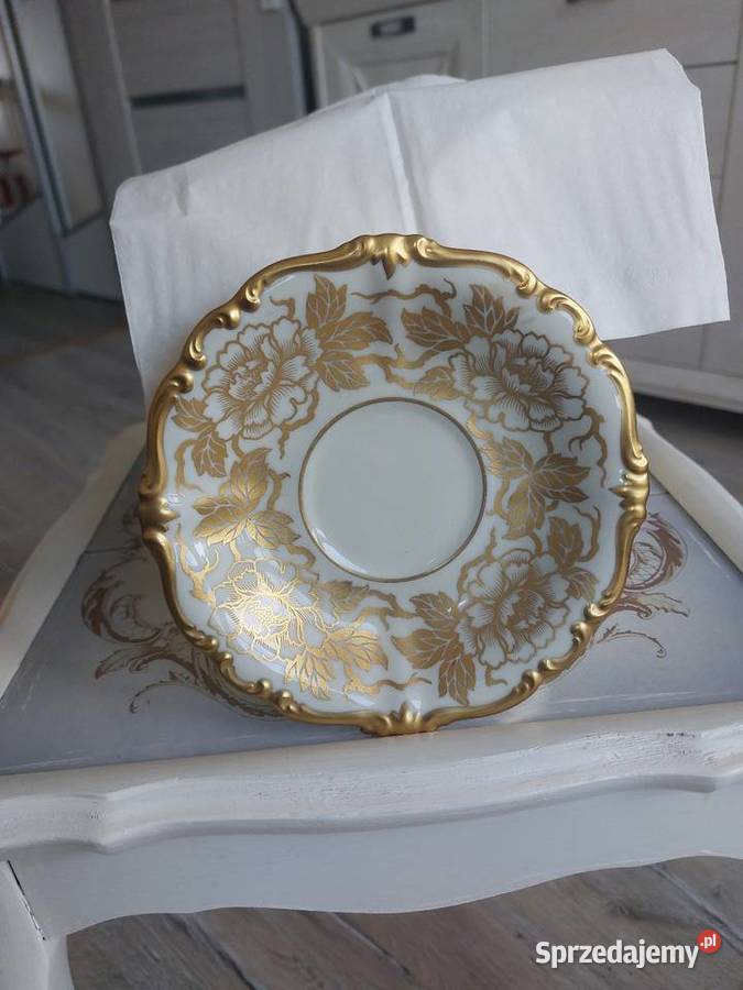 Talerzyk podstawka Rosenthal Pompadour Porcelana i szkło Wałbrzych
