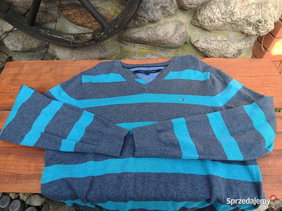 Męski sweter marki Tommy Hilfiger w rozmiarze L Tommy Hilfiger Swetry i golfy lubuskie Klenica