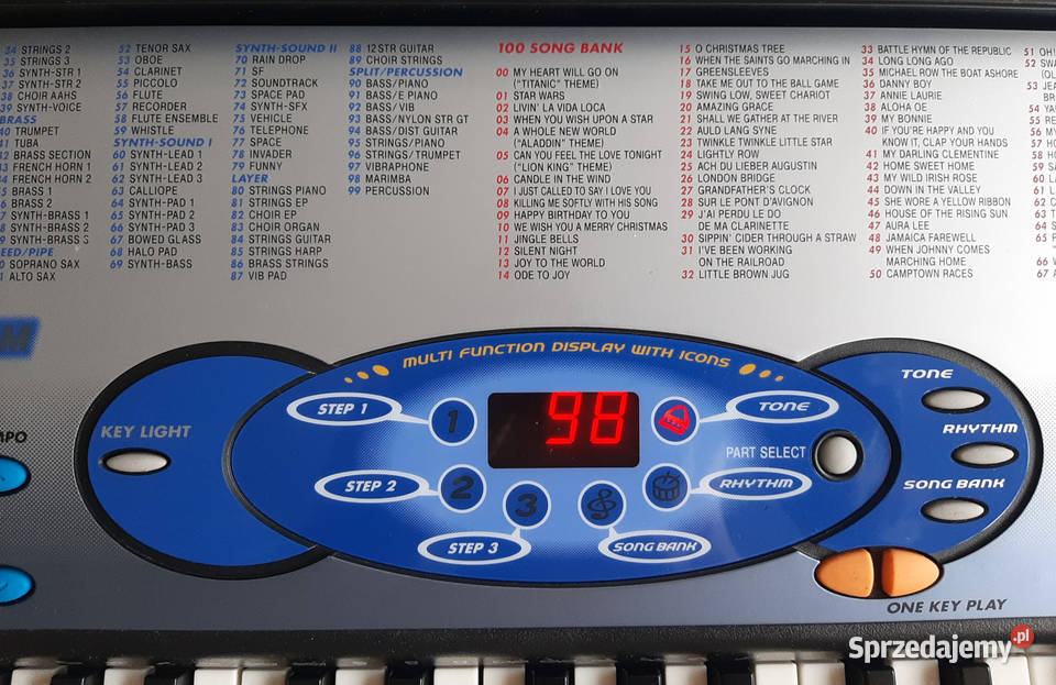 Keyboard CASIO LK40 podświetlane klawisze Lubin