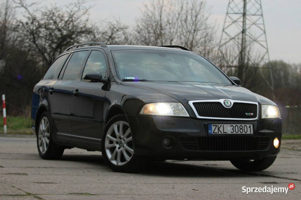 koda Octavia 2007r 20 TDI RS 170 Skóry ALUSY Hak ABS Nysa