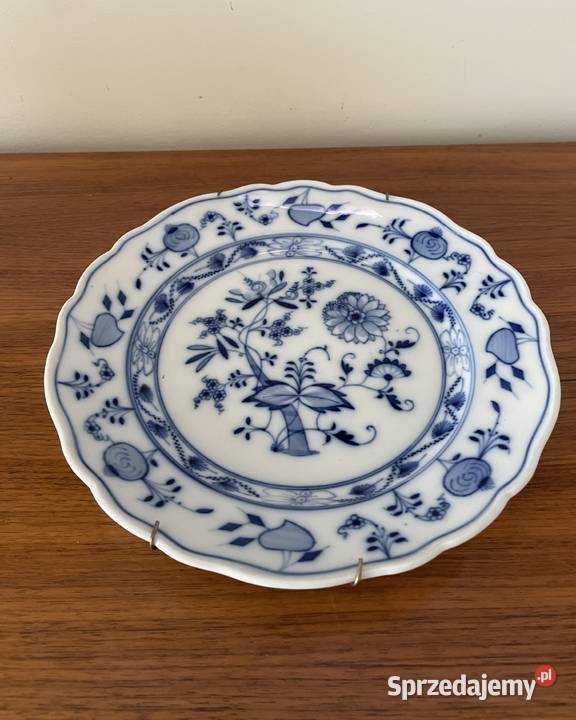 Talerz Meissen Miśnia wzór cebulowy vintage Toruń sprzedam
