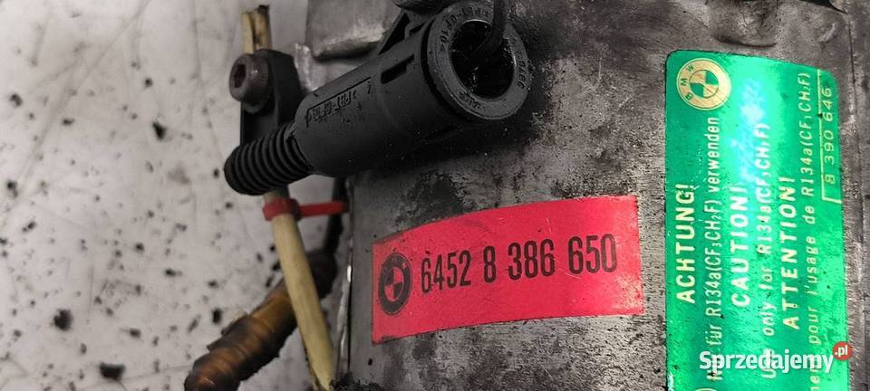 SPRĘŻARKA KLIMATYZACJI BMW E 46 LIFT 64528386650 Lipno