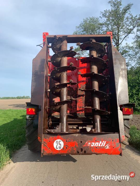 Rozrzutnik obornika Jeantil EVR 1612 1214 ton wielkopolskie Lisków