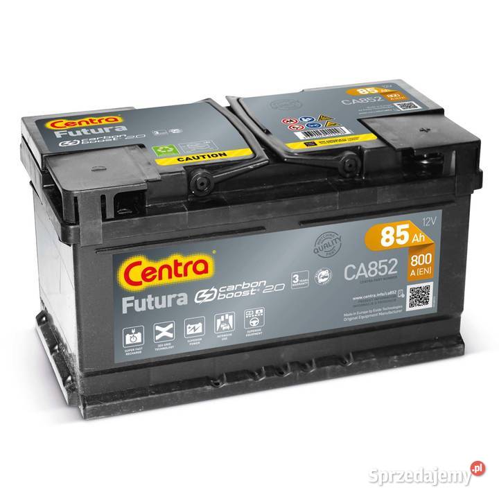 NOWY Akumulator Centra FUTURA 85Ah 800A EN PRAWY akumulatory Wrocław