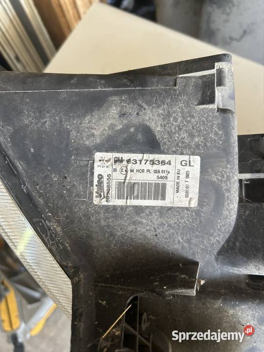 Lampa Przednia Lewa Opel Meriva A