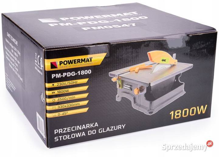 PRZECINARKA DO GLAZURY PŁYTEK PIŁA 1800W STOLIK sprzedam
