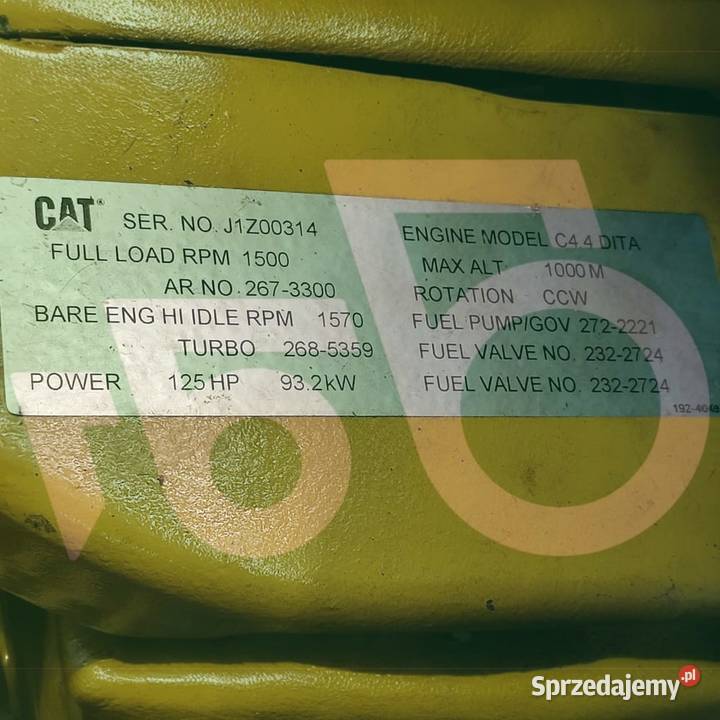 Perkins 1104C44TAG Wilkowo sprzedam