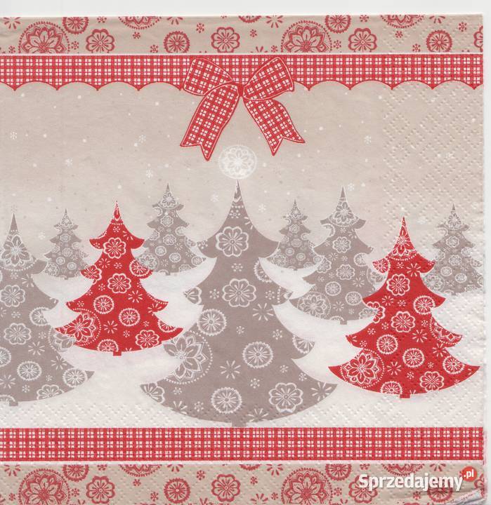 Decoupage serwetki Boże narodzenie 9 sztuk świętokrzyskie