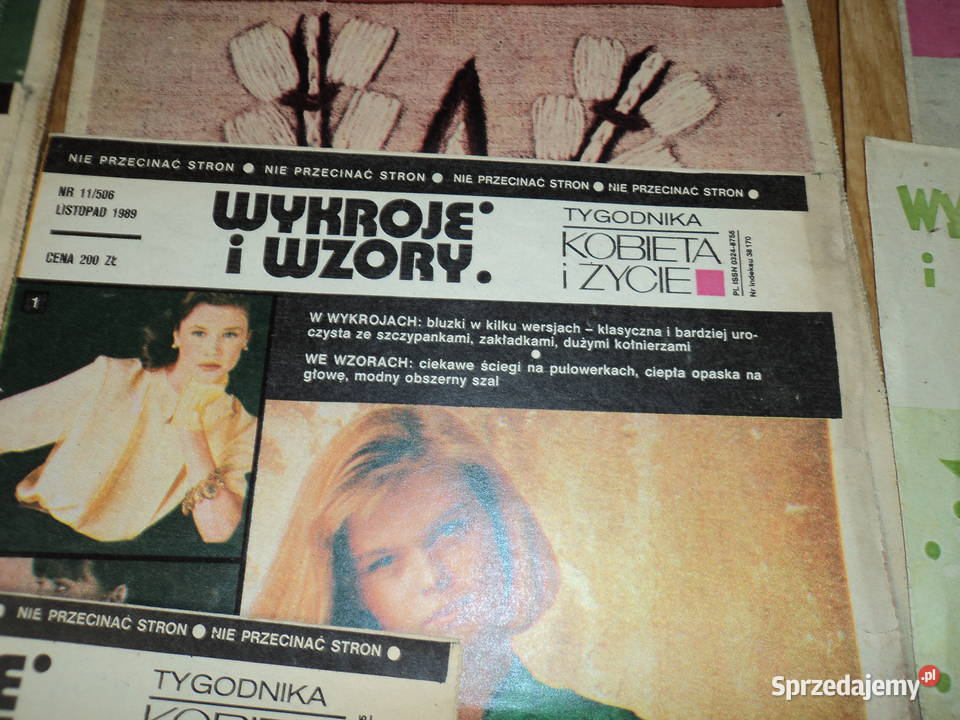 Wykroje i wzory Kobieta i życie 3 Nowy Sącz