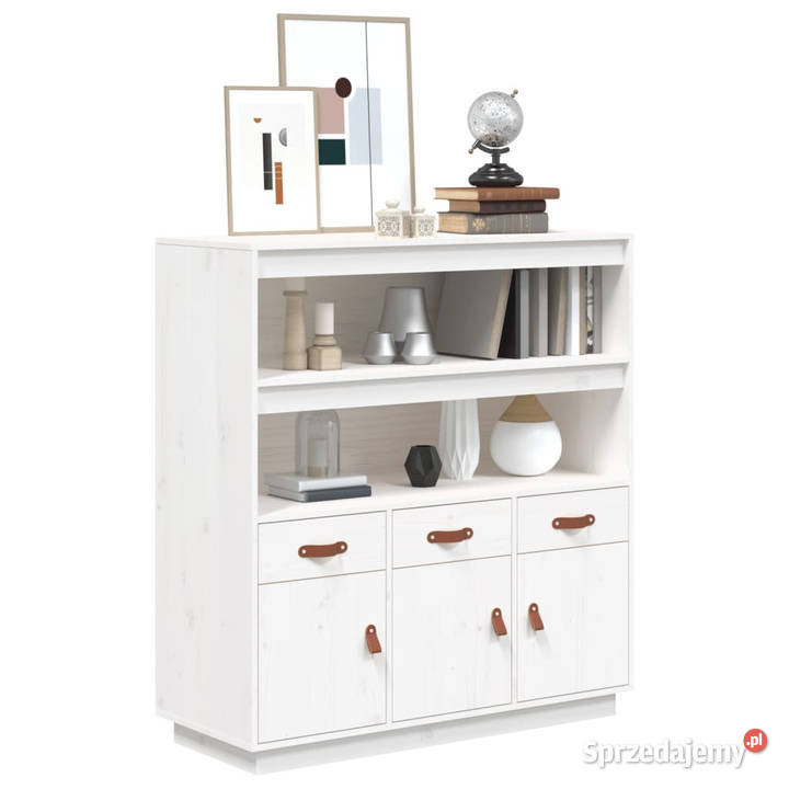 Szafka biała 100x40x1085 lite drewno sosnowe Warszawa sprzedam