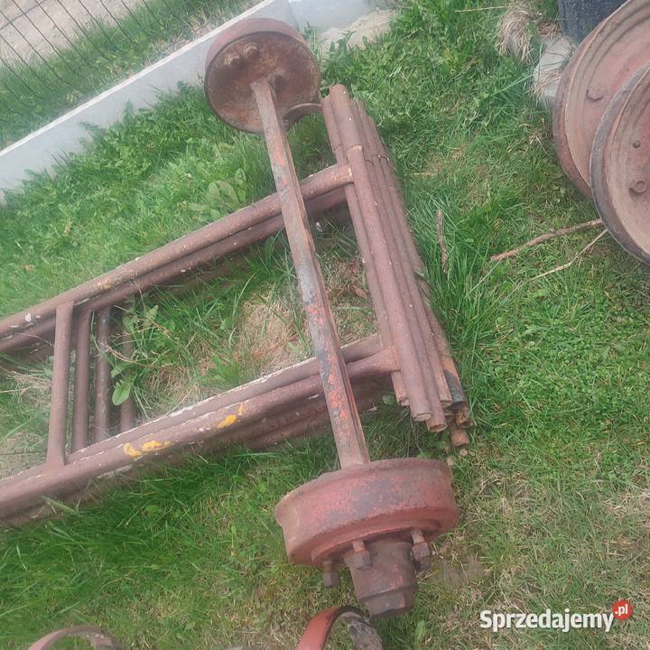 Oś do przyczepy przyczepki pod koła 16