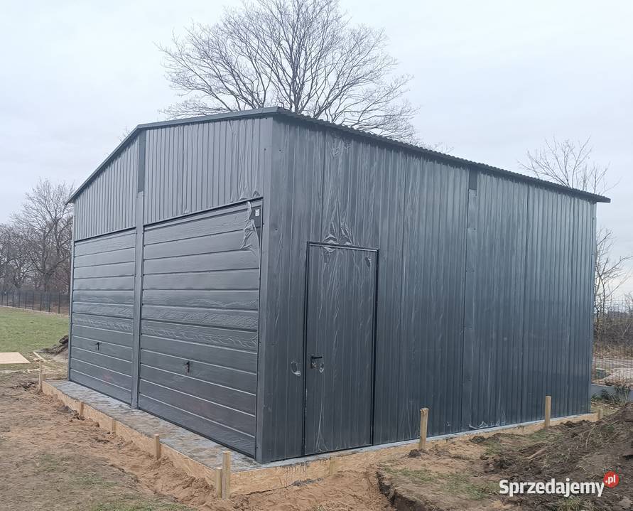 Garaż Blaszany Grafitowy PRODUCENT Niskie Ceny Legnica