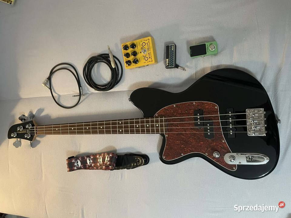 Gitara Basowa Leworeczna Ibanez wzmacniacz Ampeg Muzyka Pelplin